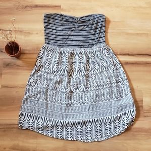 Roxy strapless sun dress sz M